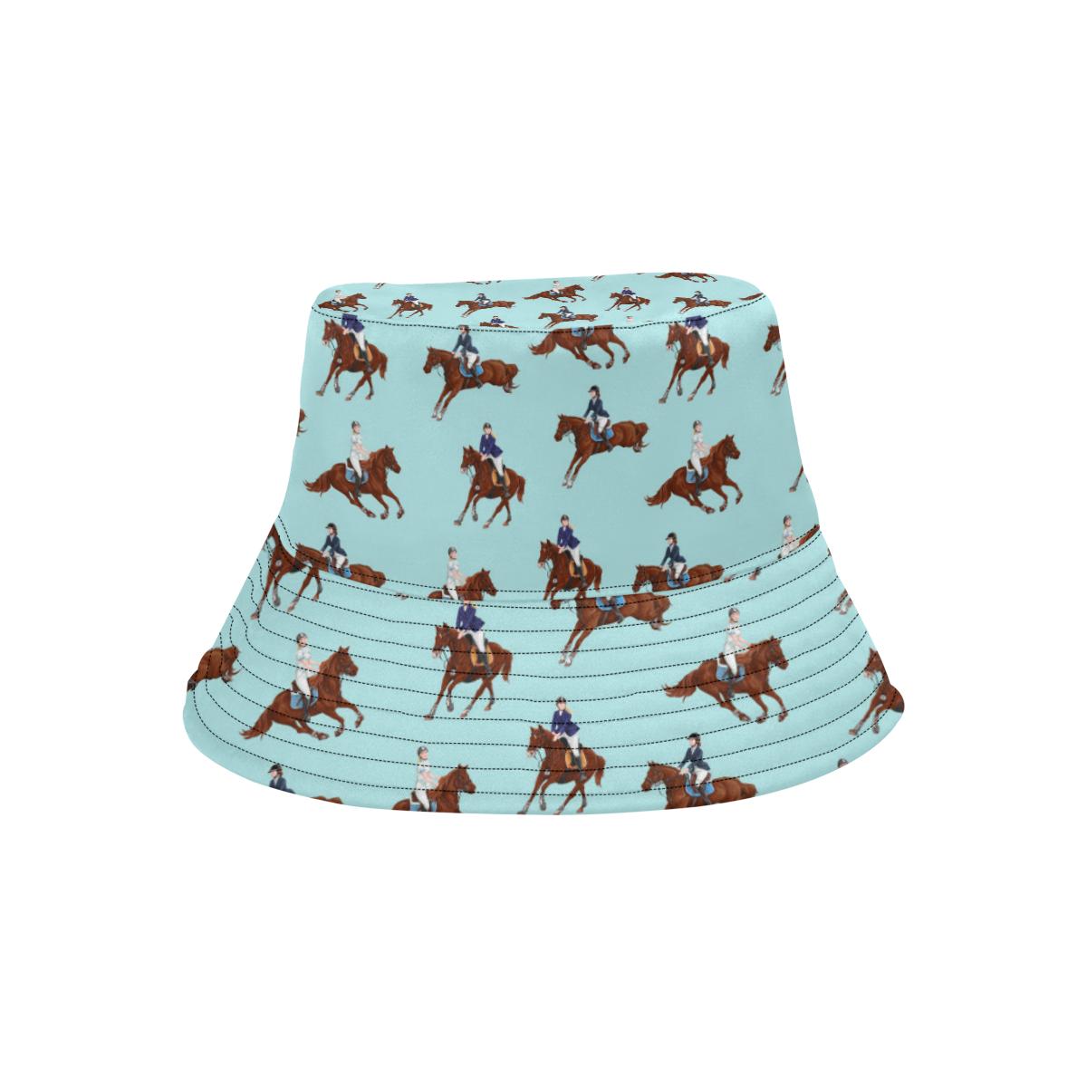 Equestrian Horse Riding Unisex Bucket Hat