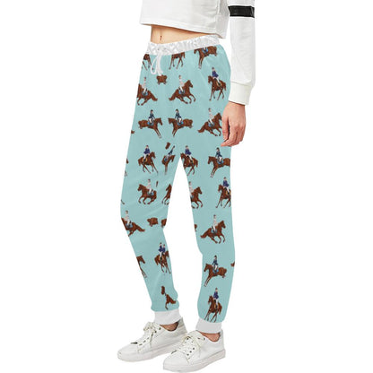 Equestrian Horse Riding Unisex Casual Sweatpants (Model L11)-JTAMIGO.COM