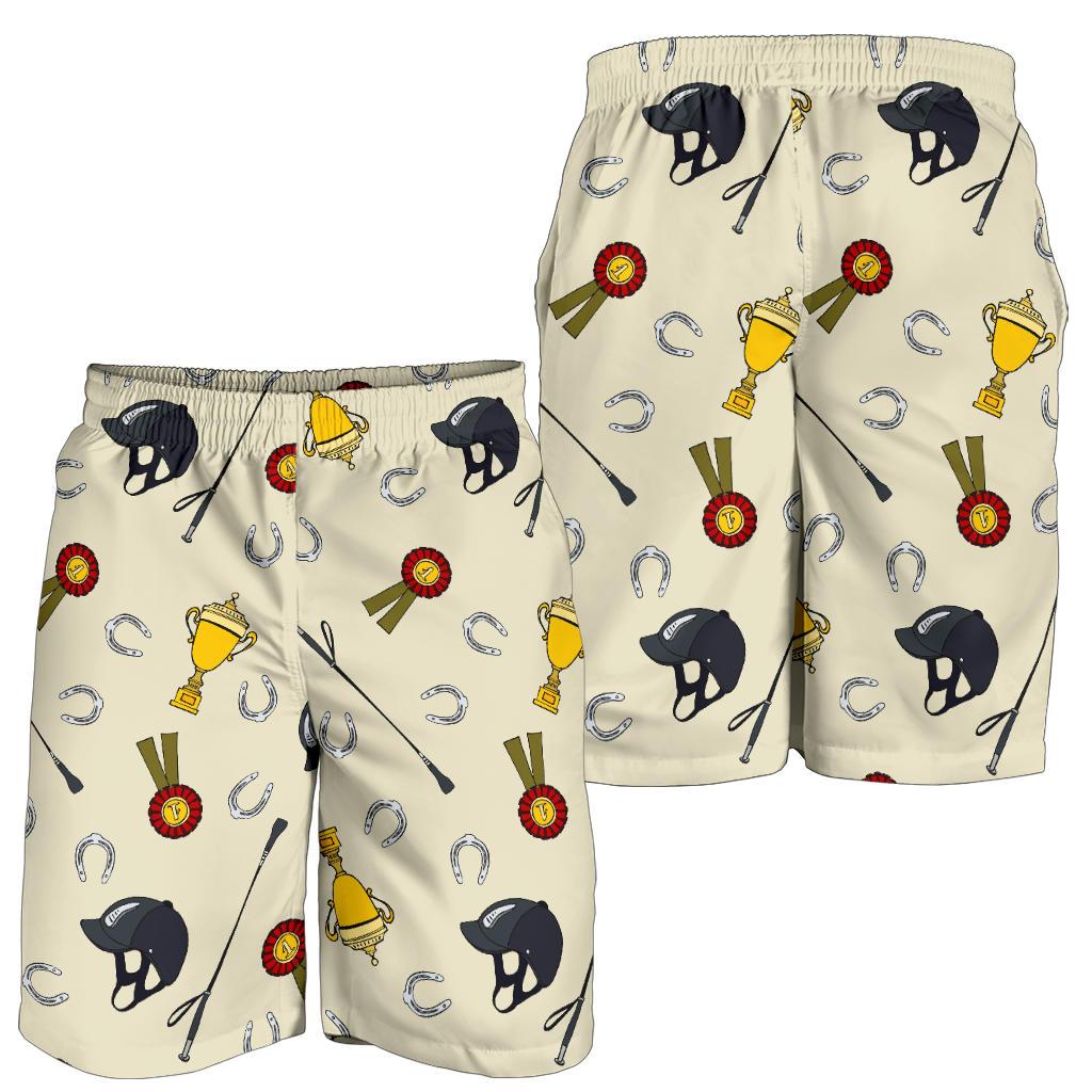 Equestrian Horseshoe Equipment Mens Shorts-JTAMIGO.COM