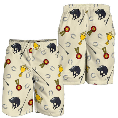 Equestrian Horseshoe Equipment Mens Shorts-JTAMIGO.COM