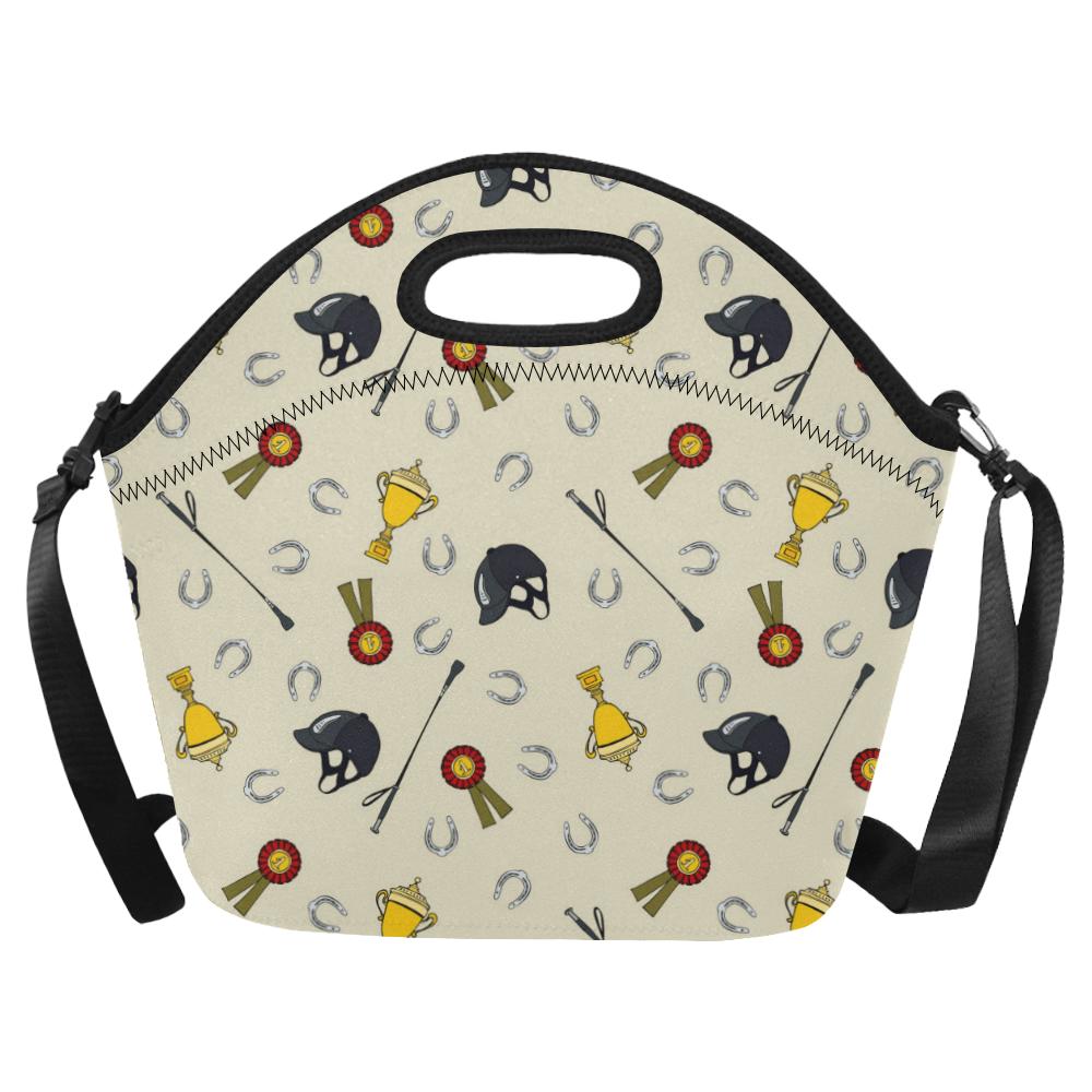 Equestrian Horseshoe Equipment Neoprene Lunch Bag (Model 1669)(Large)-JTAMIGO.COM