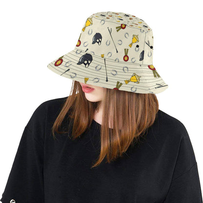 Equestrian Horseshoe Equipment Unisex Bucket Hat