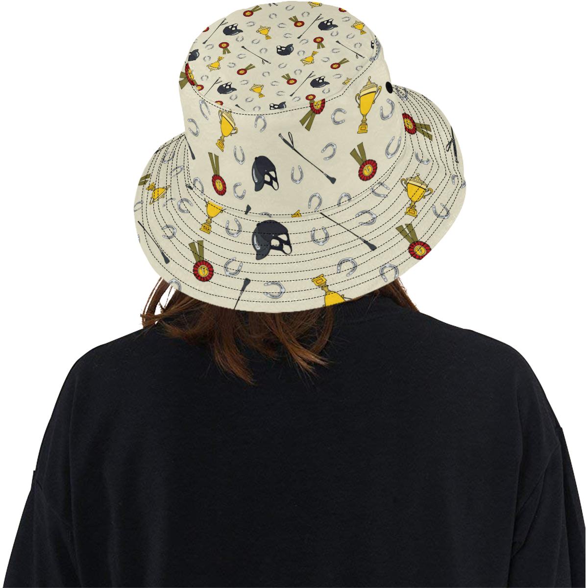Equestrian Horseshoe Equipment Unisex Bucket Hat