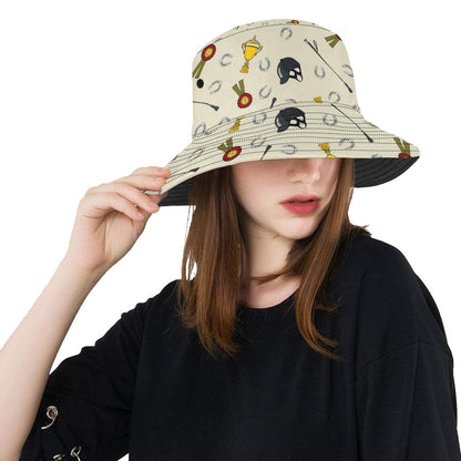 Equestrian Horseshoe Equipment Unisex Bucket Hat