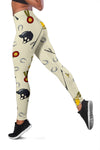 Equestrian Horseshoe Equipment Women Leggings