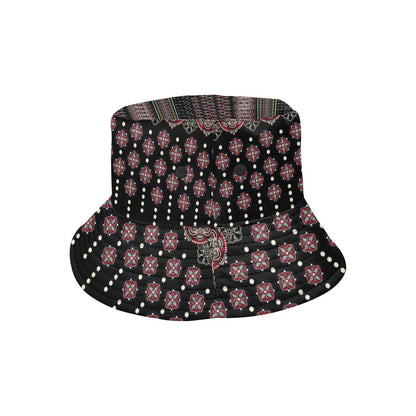 Ethnic Dot Style Print Pattern Unisex Bucket Hat