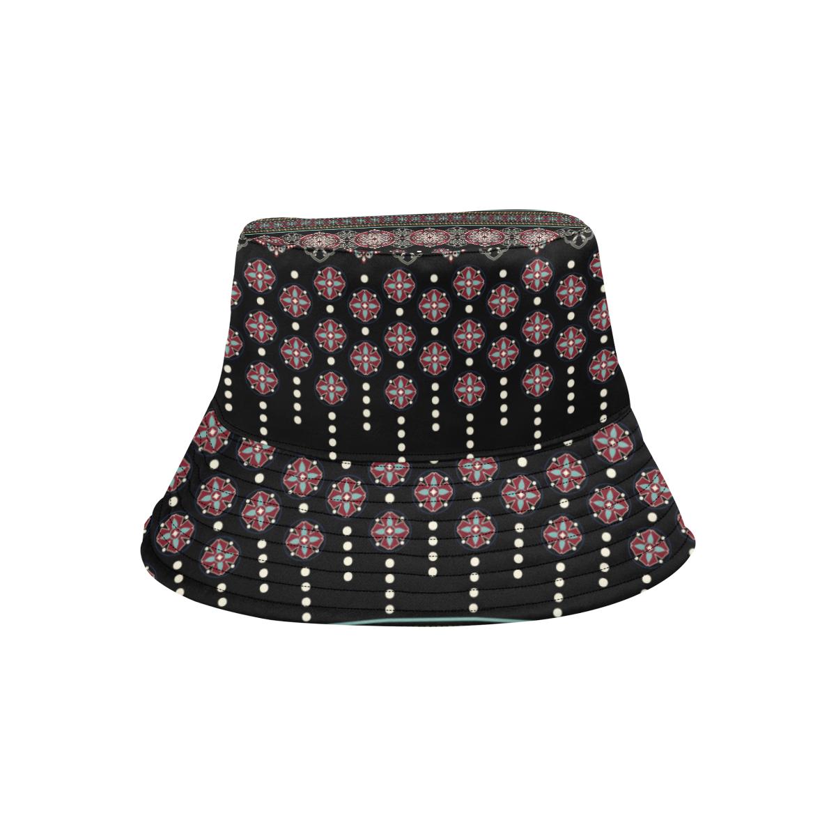 Ethnic Dot Style Print Pattern Unisex Bucket Hat