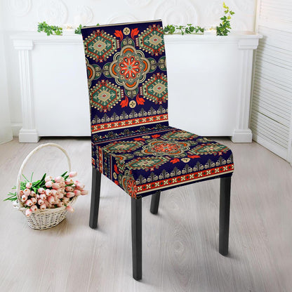 Ethnic Geometric Print Pattern Dinning Chair Slipper-JTAMIGO.COM