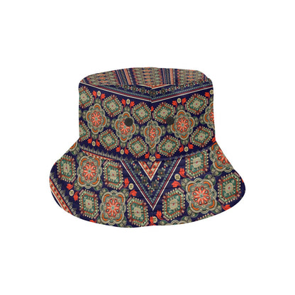 Ethnic Geometric Print Pattern Unisex Bucket Hat
