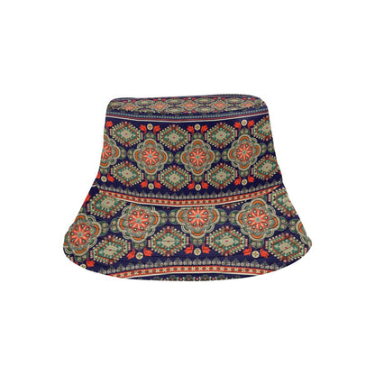 Ethnic Geometric Print Pattern Unisex Bucket Hat