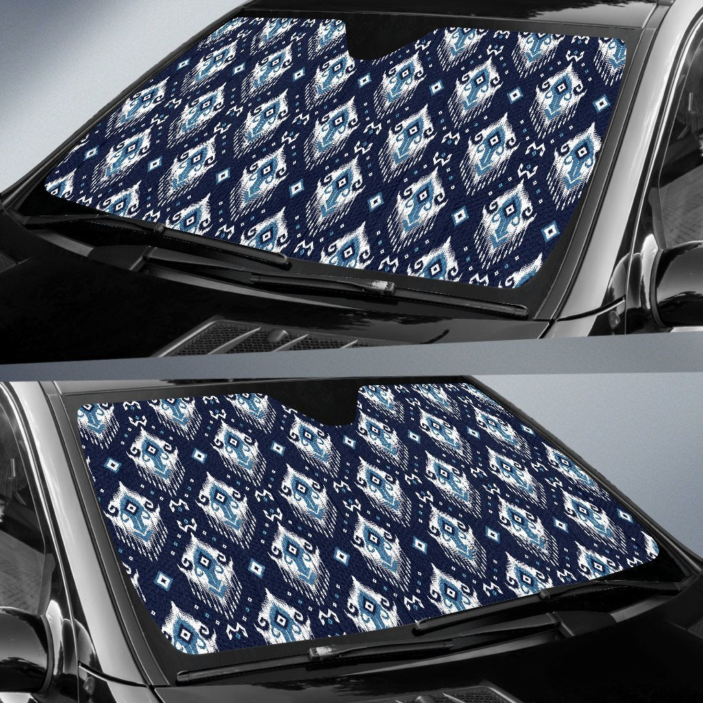 Ethnic Ornament Print Pattern Car Sun Shade For Windshield