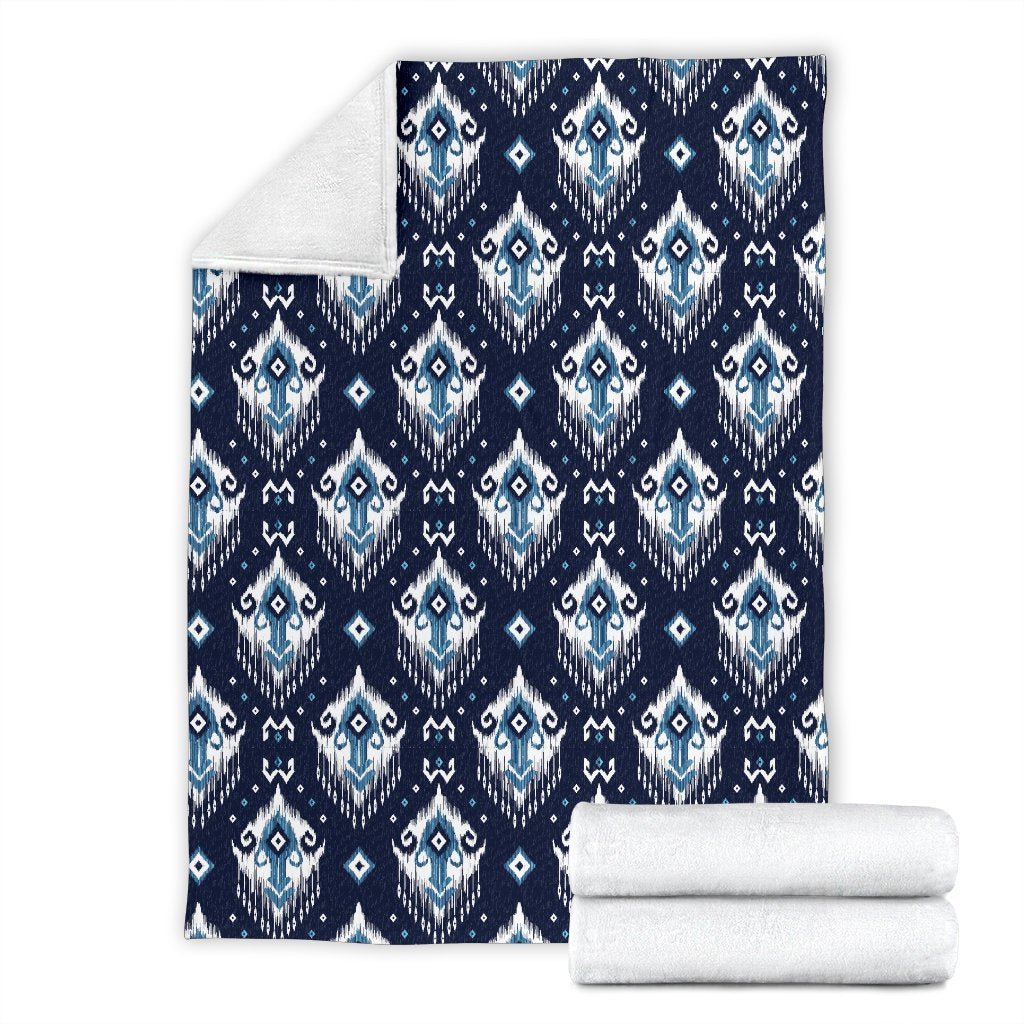 Ethnic Ornament Print Pattern Fleece Blanket