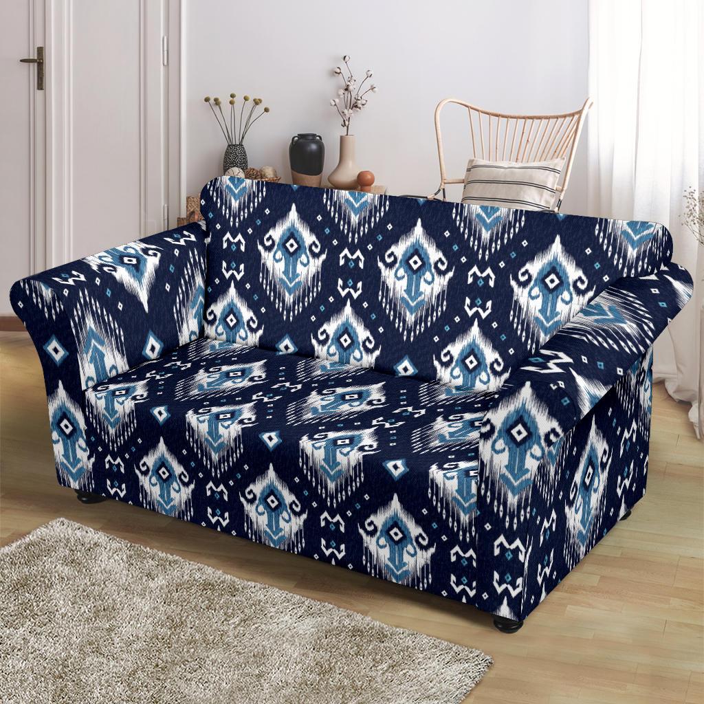 Ethnic Ornament Print Pattern Loveseat Slipcover-JTAMIGO.COM
