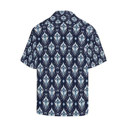 Ethnic Ornament Print Pattern Men Aloha Hawaiian Shirt