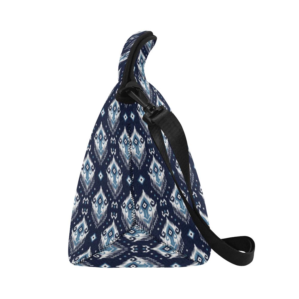 Ethnic Ornament Print Pattern Neoprene Lunch Bag (Model 1669)(Large)-JTAMIGO.COM