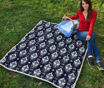 Ethnic Ornament Print Pattern Premium Quilt-JTAMIGO.COM