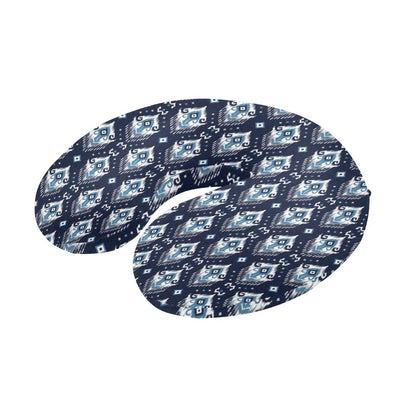 Ethnic Ornament Print Pattern U-Shaped Travel Neck Pillow-JTAMIGO.COM