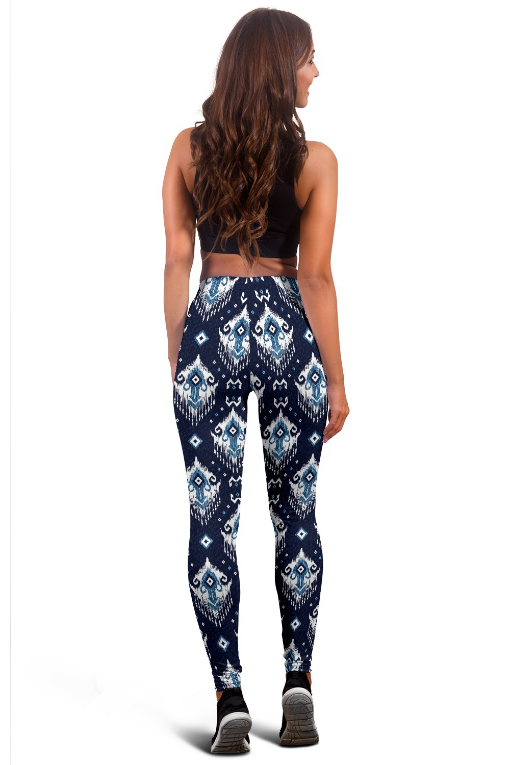 Ethnic Ornament Print Pattern Women Leggings