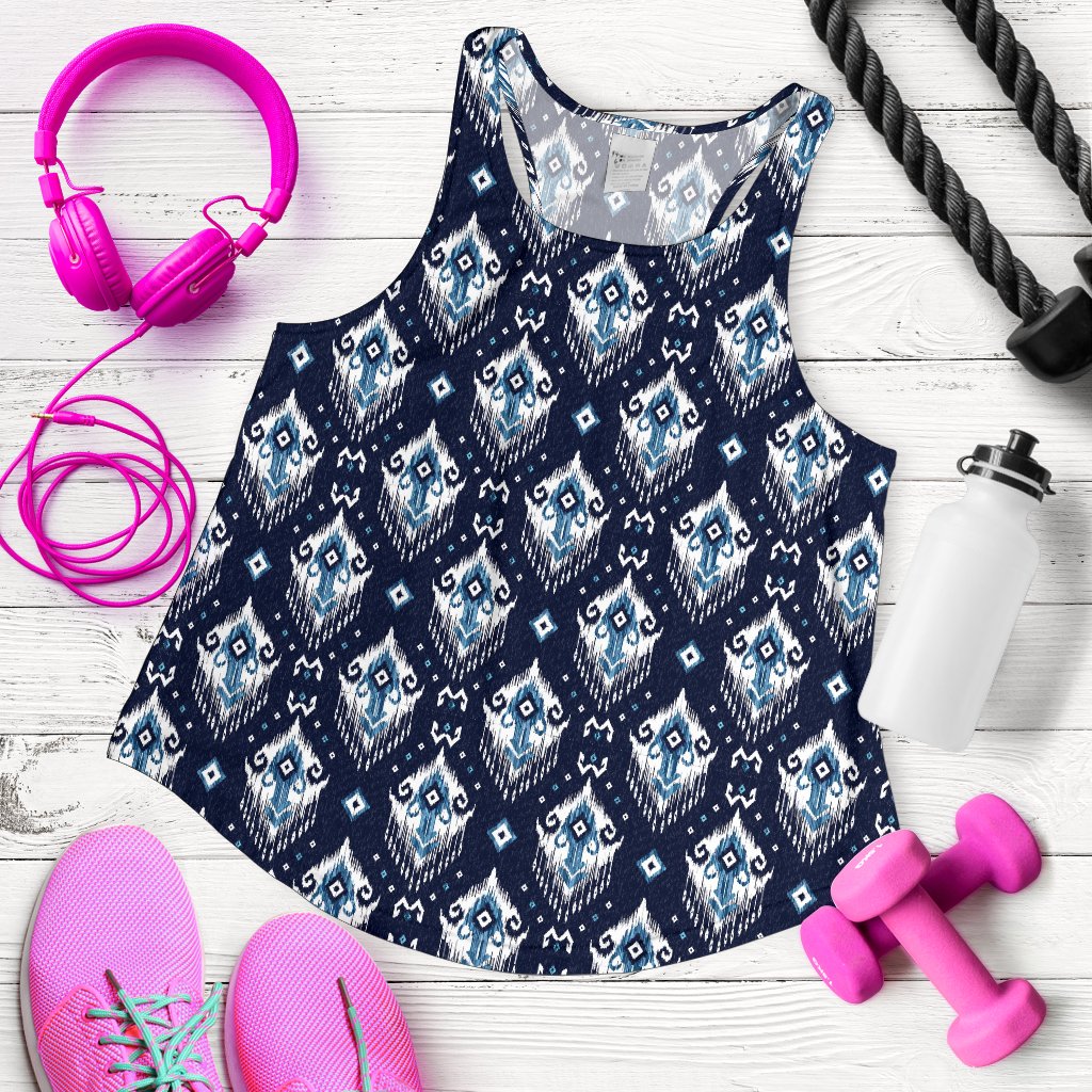 Ethnic Ornament Print Pattern Women Racerback Tank Top