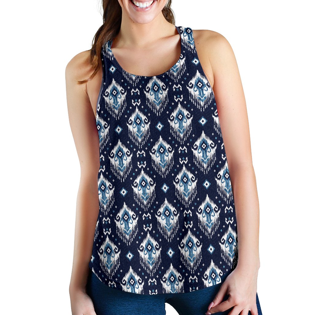 Ethnic Ornament Print Pattern Women Racerback Tank Top