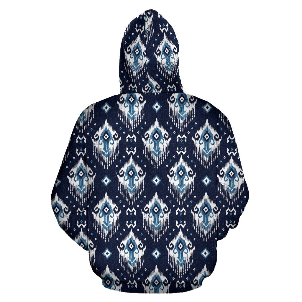 Ethnic Ornament Print Pattern Zip Up Hoodie