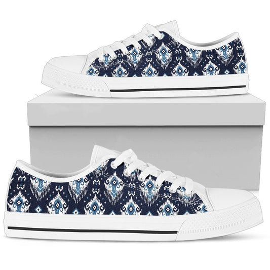 Ethnic OrnaWoment Print Pattern Women Low Top Shoes