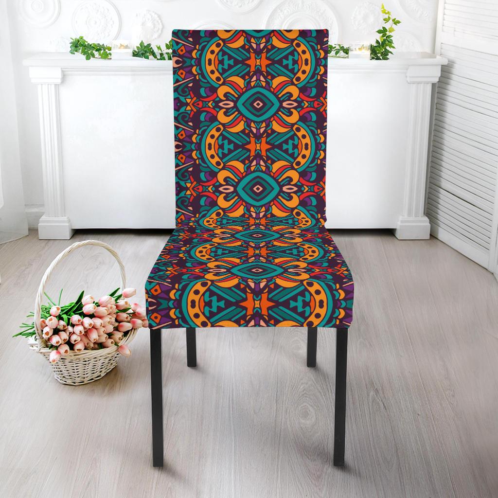 Ethnic Style Print Pattern Dinning Chair Slipper-JTAMIGO.COM