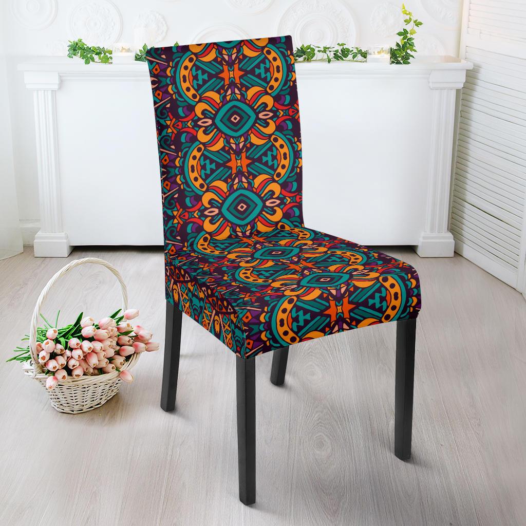 Ethnic Style Print Pattern Dinning Chair Slipper-JTAMIGO.COM