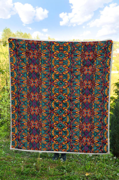 Ethnic Style Print Pattern Premium Quilt-JTAMIGO.COM