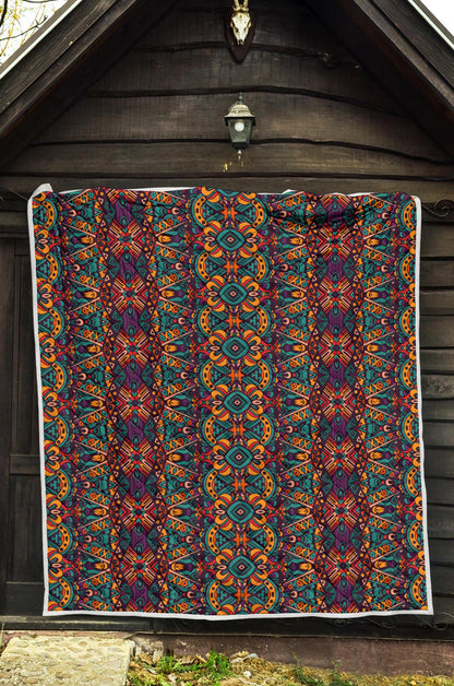 Ethnic Style Print Pattern Premium Quilt-JTAMIGO.COM