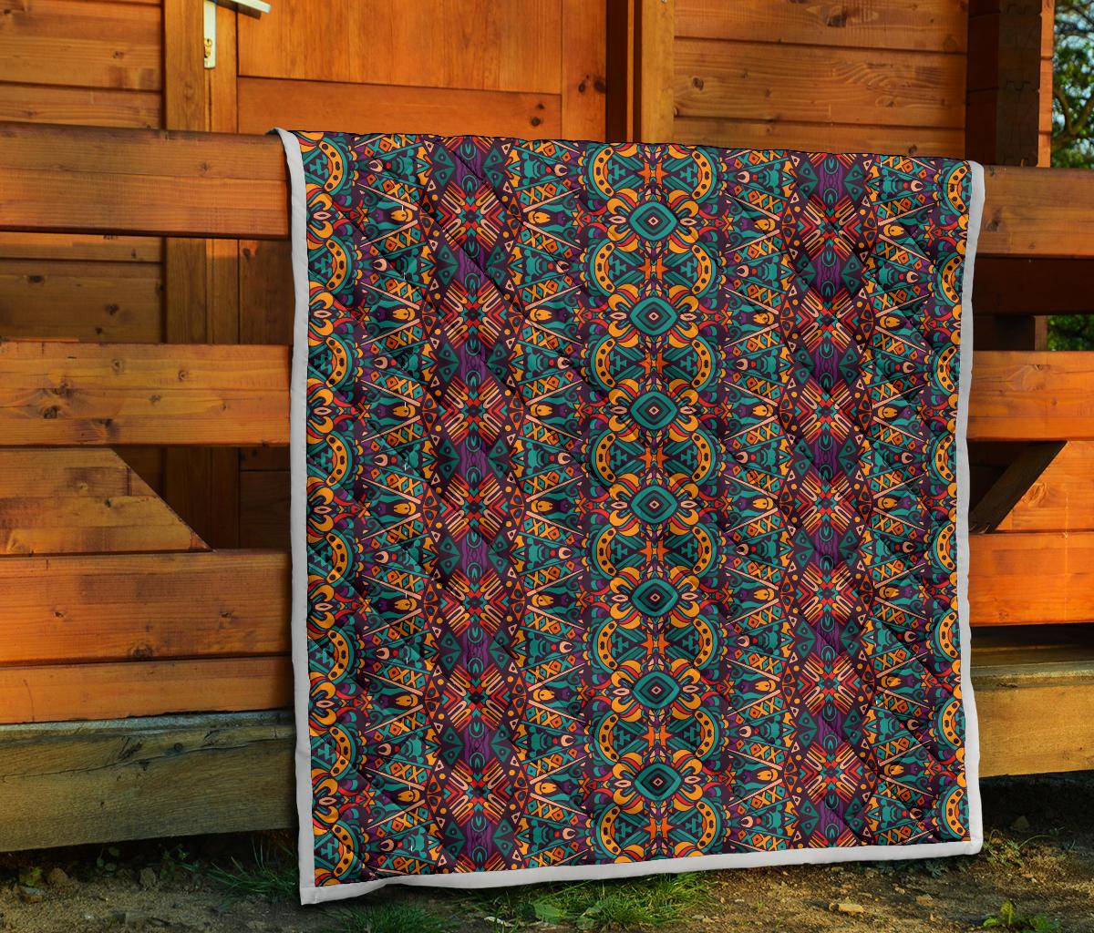 Ethnic Style Print Pattern Premium Quilt-JTAMIGO.COM