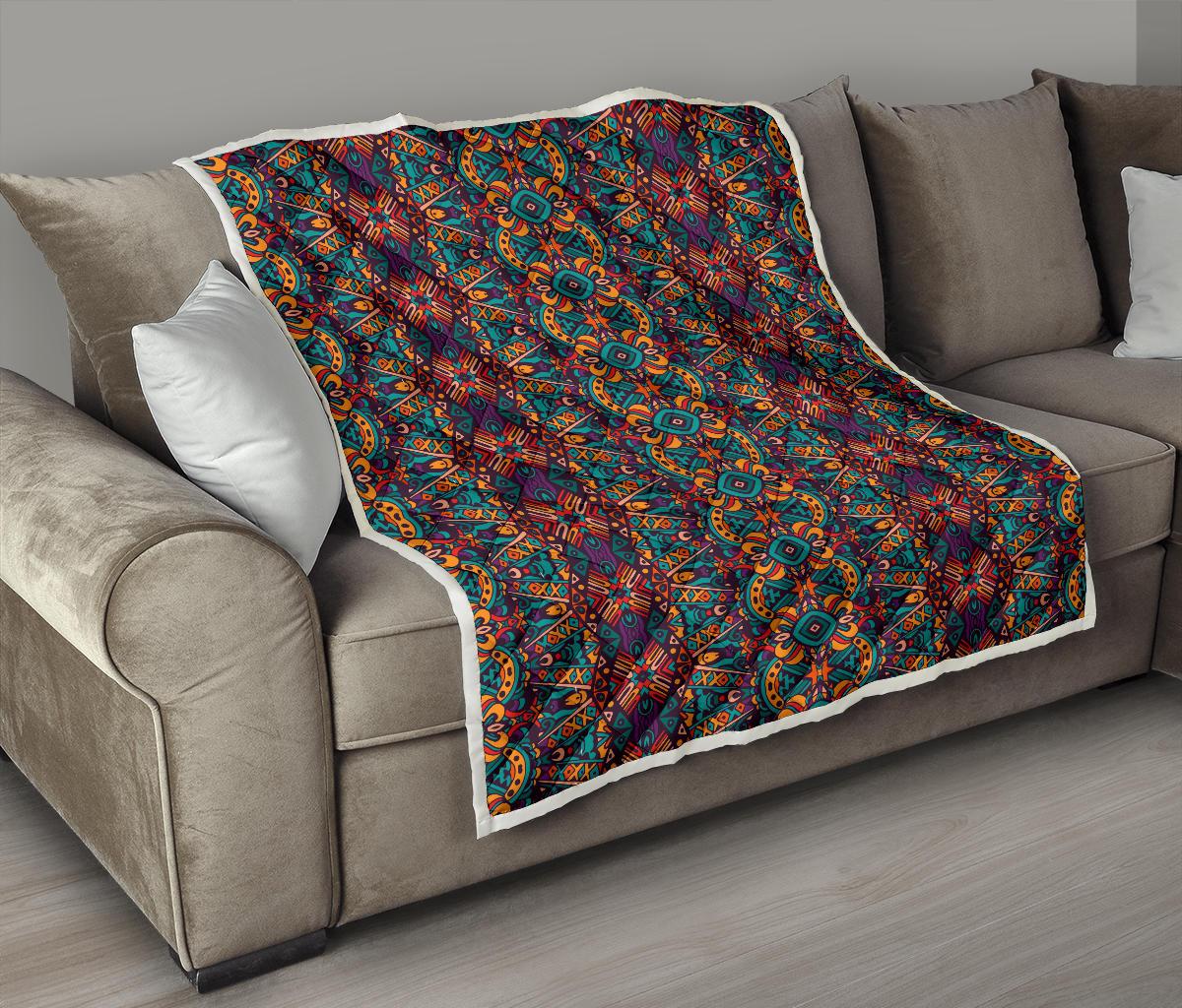 Ethnic Style Print Pattern Premium Quilt-JTAMIGO.COM