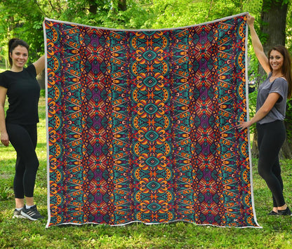 Ethnic Style Print Pattern Premium Quilt-JTAMIGO.COM
