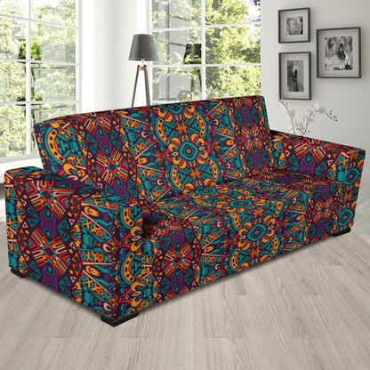 Ethnic Style Print Pattern Sofa Slipcover-JTAMIGO.COM