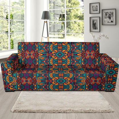 Ethnic Style Print Pattern Sofa Slipcover-JTAMIGO.COM