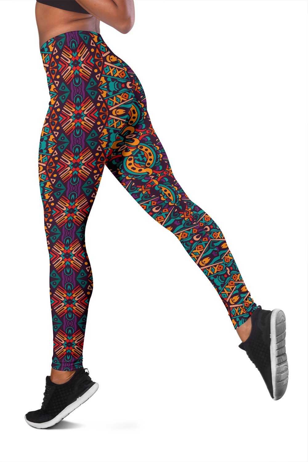 Ethnic Style Print Pattern Women Leggings