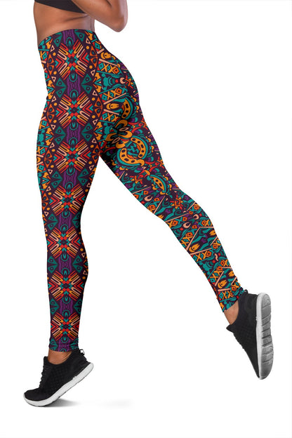 Ethnic Style Print Pattern Women Leggings