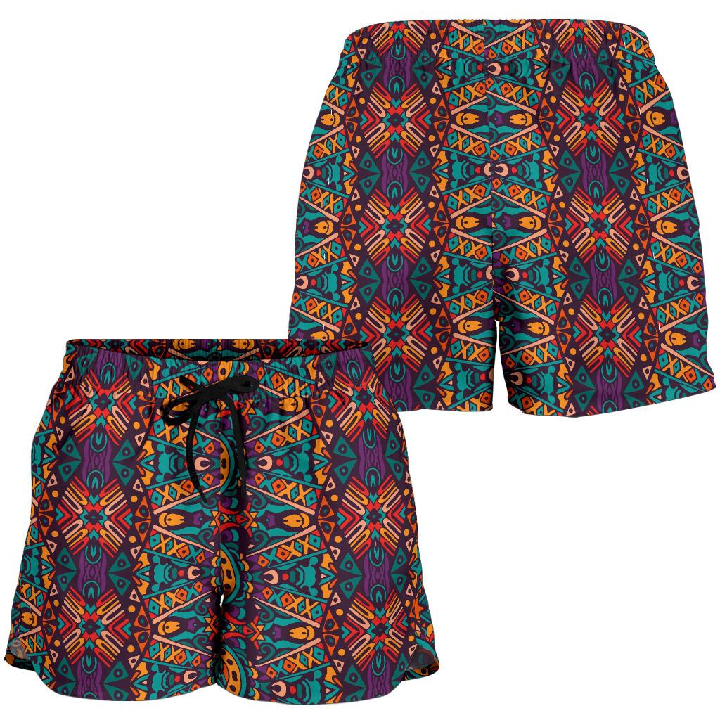 Ethnic Style Print Pattern Women Shorts-JTAMIGO.COM