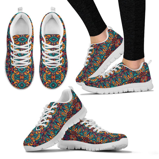 Ethnic Style Print Pattern Women Sneakers Shoes