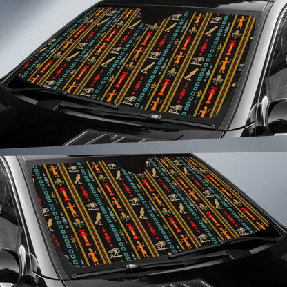Eye of Horus Egypt Style Pattern Car Sun Shade For Windshield