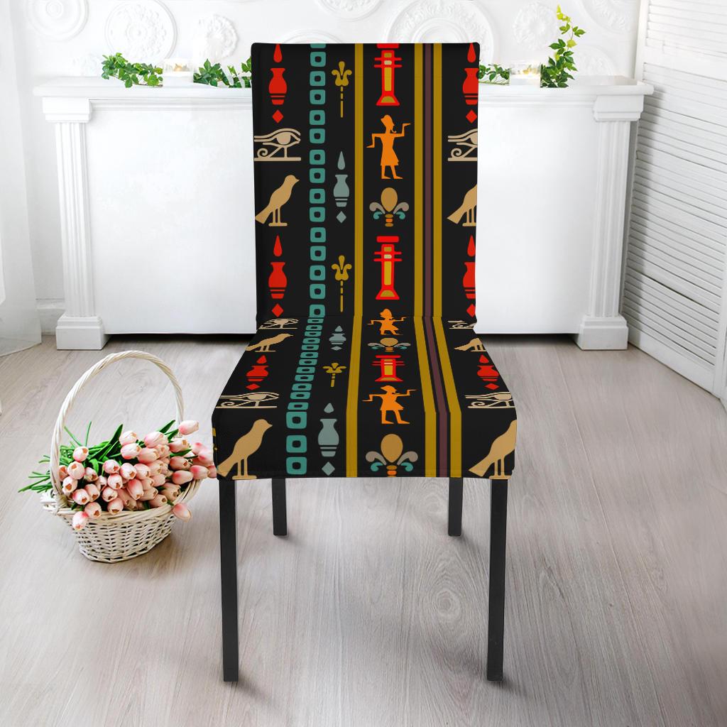 Eye of Horus Egypt Style Pattern Dinning Chair Slipper-JTAMIGO.COM