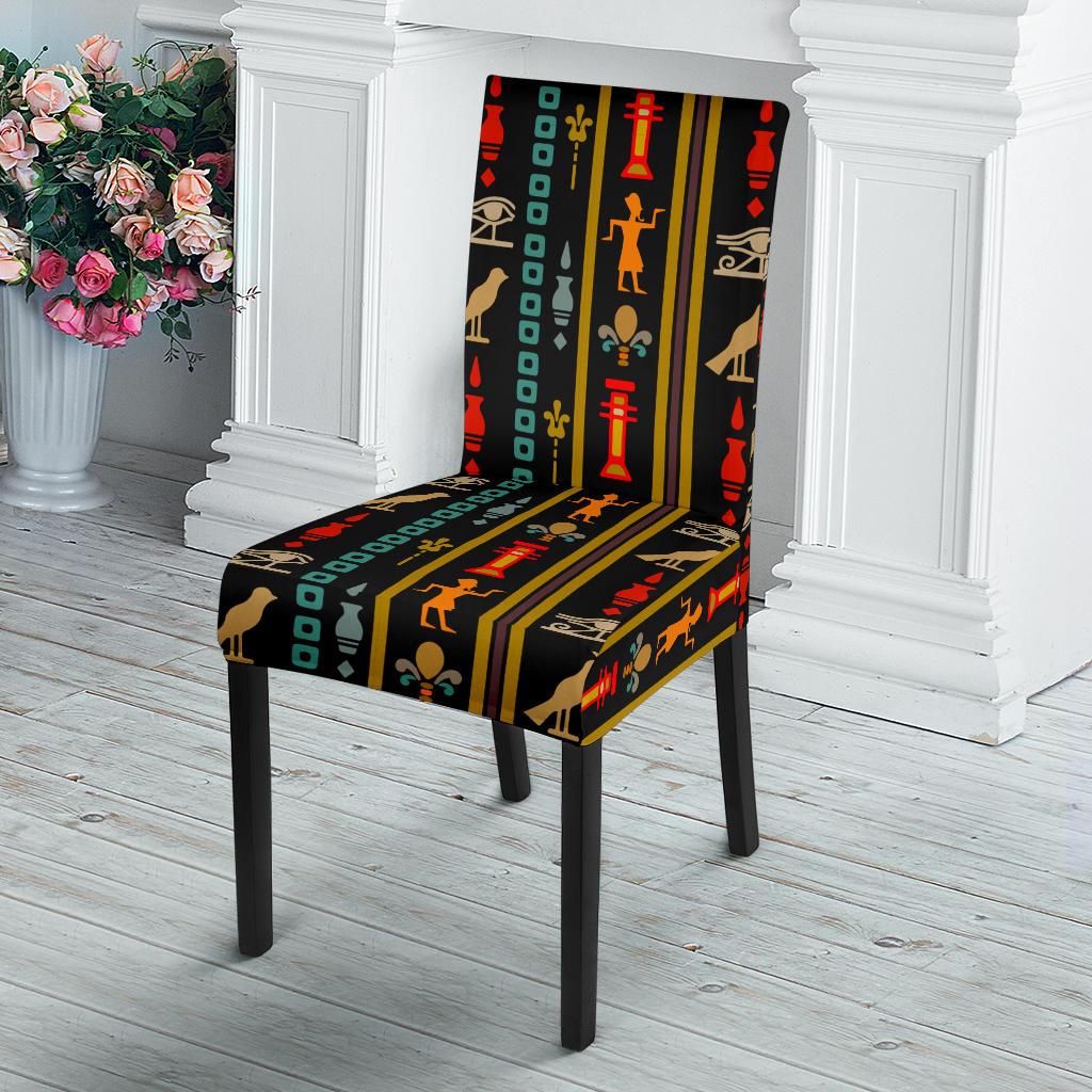 Eye of Horus Egypt Style Pattern Dinning Chair Slipper-JTAMIGO.COM
