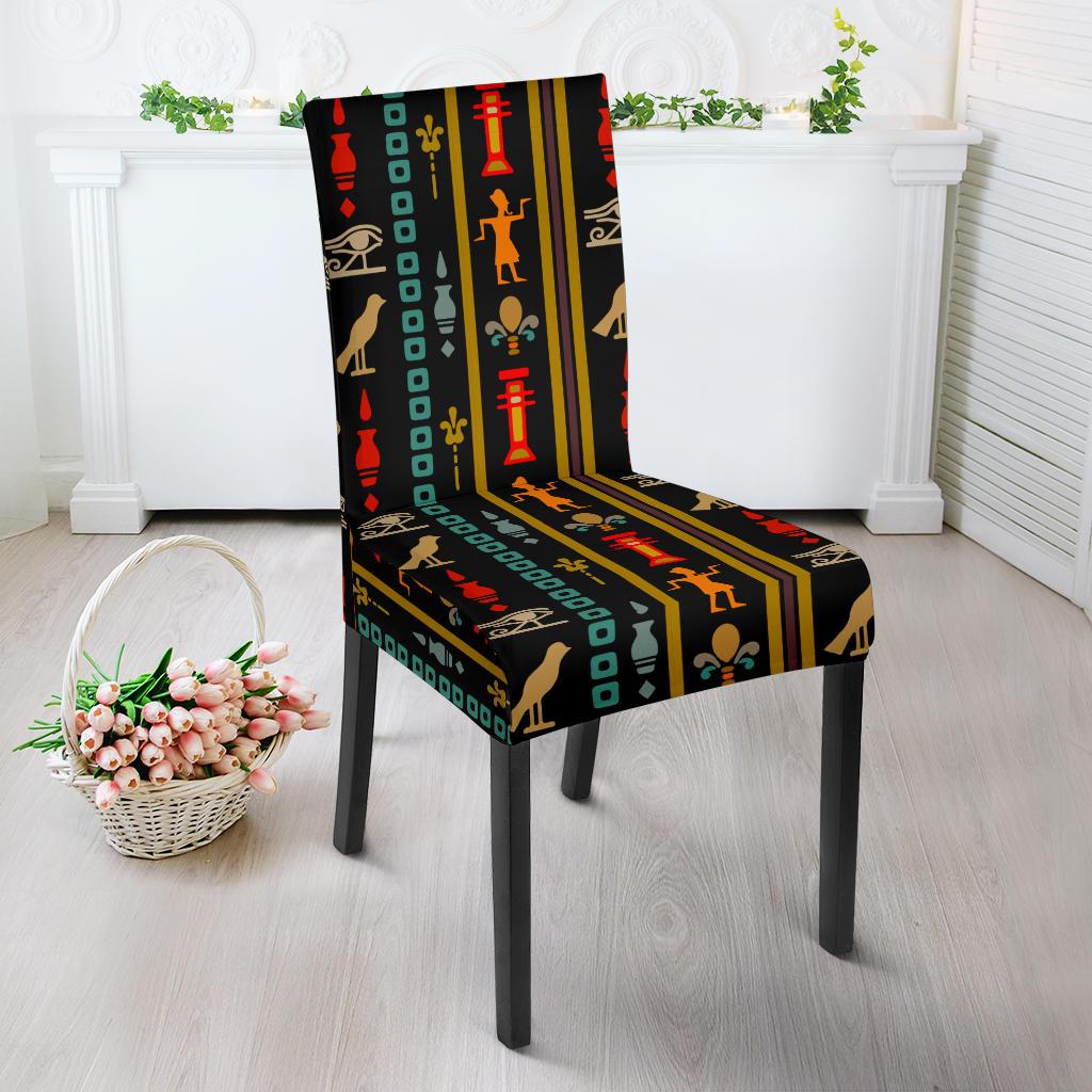Eye of Horus Egypt Style Pattern Dinning Chair Slipper-JTAMIGO.COM