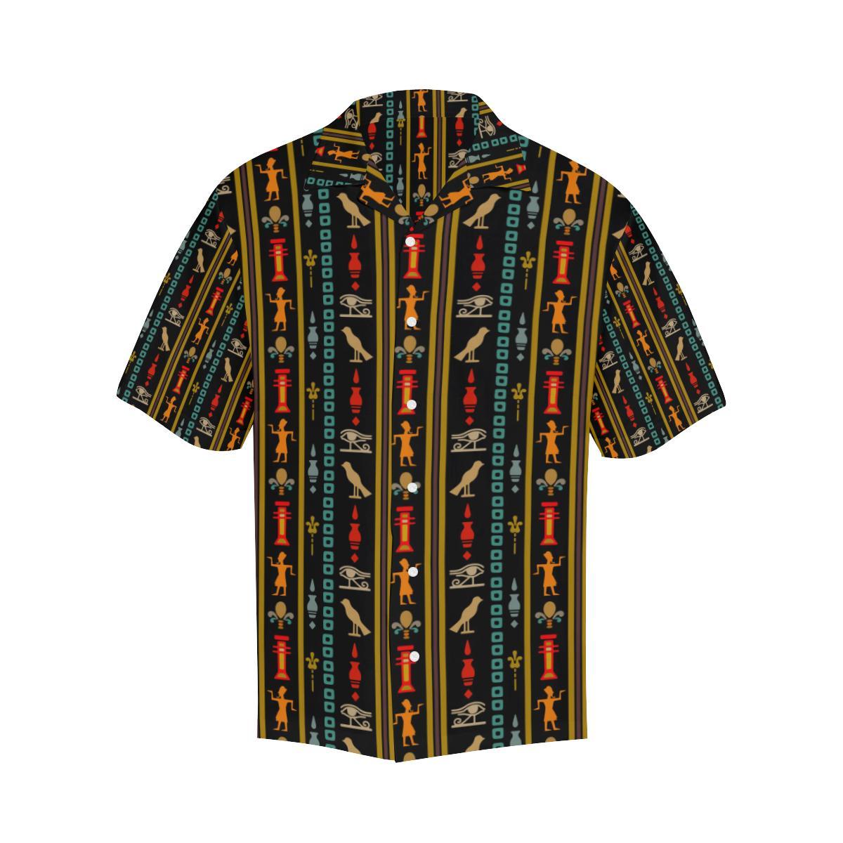 Eye of Horus Egypt Style Pattern Men Aloha Hawaiian Shirt