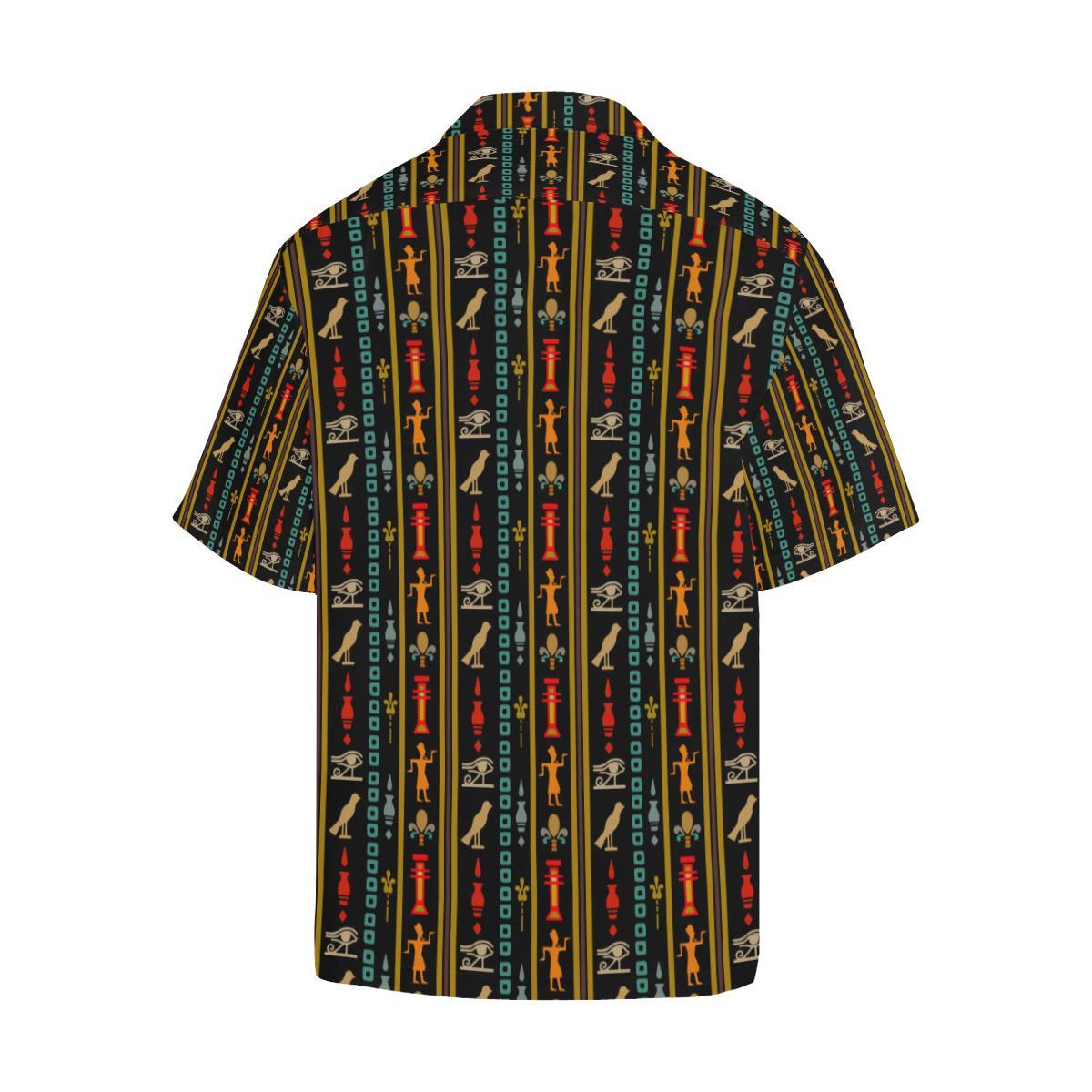 Eye of Horus Egypt Style Pattern Men Aloha Hawaiian Shirt