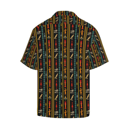Eye of Horus Egypt Style Pattern Men Aloha Hawaiian Shirt