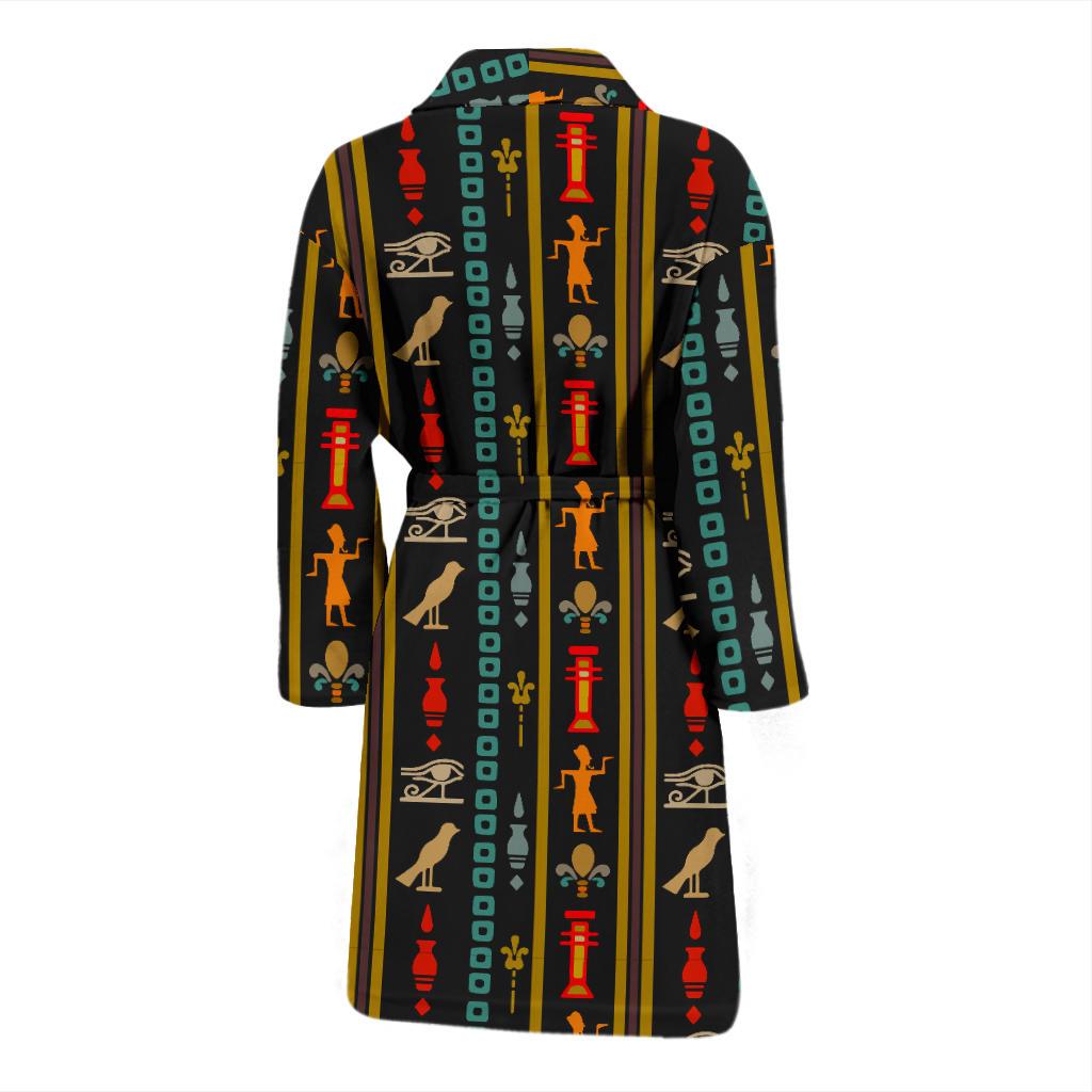 Eye of Horus Egypt Style Pattern Men Bath Robe-JTAMIGO.COM
