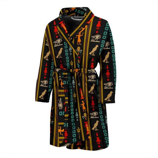 Eye of Horus Egypt Style Pattern Men Bath Robe-JTAMIGO.COM
