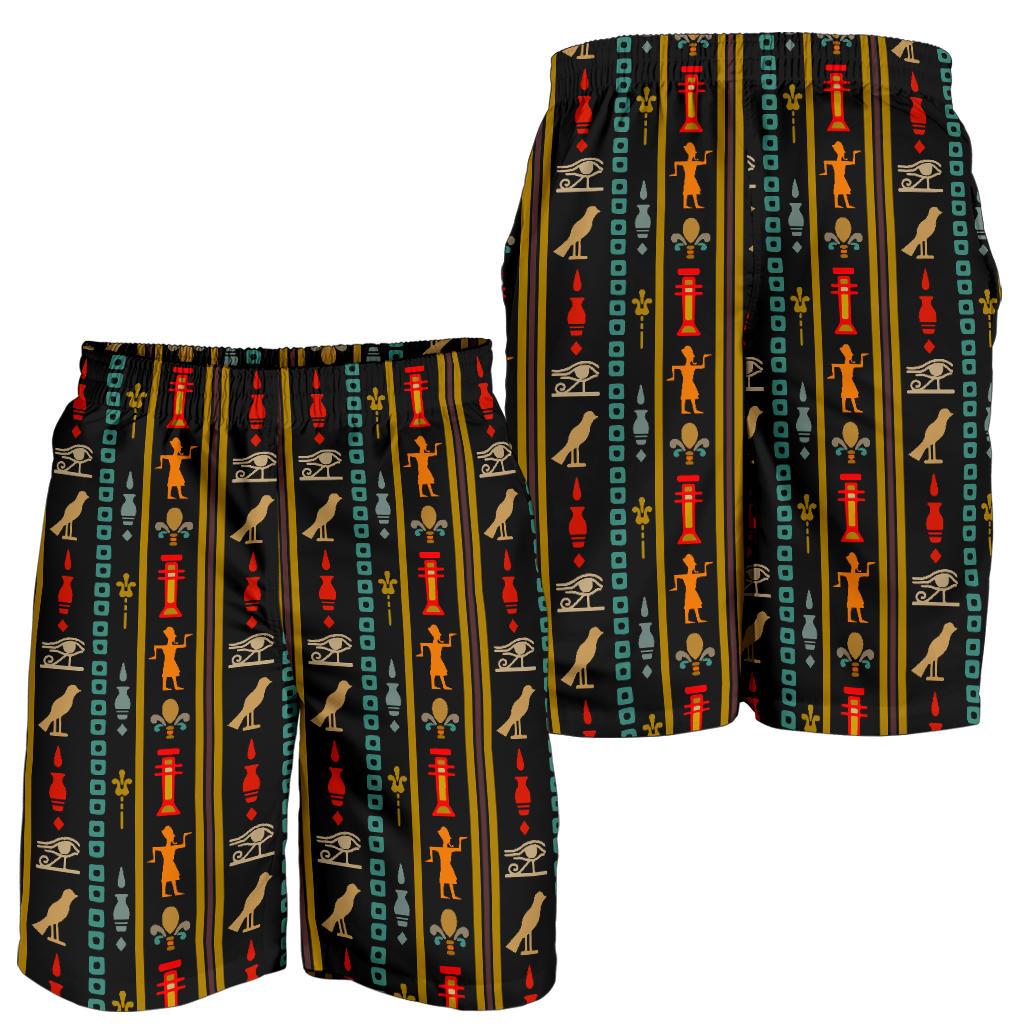 Eye of Horus Egypt Style Pattern Mens Shorts-JTAMIGO.COM