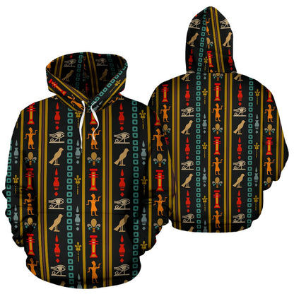 Eye of Horus Egypt Style Pattern Pullover Hoodie